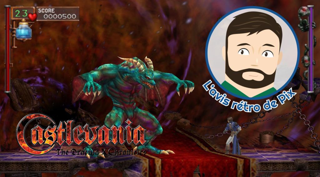 l'avis rétro de pix Castlevania