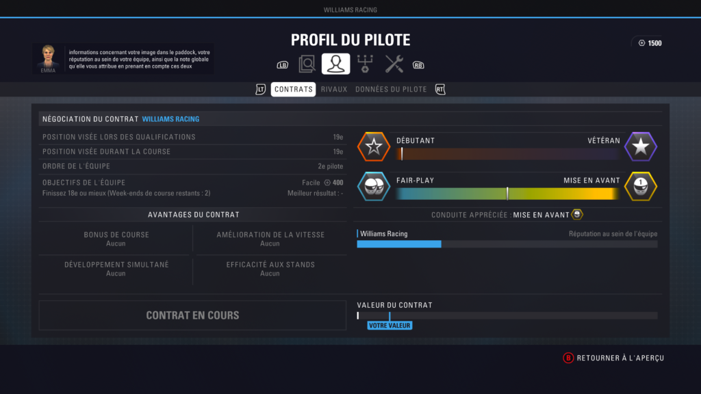 F1 2018 carrière 