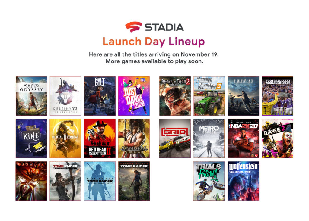 stadia lineup