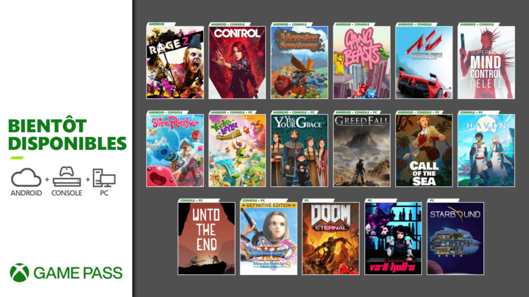Xbox Game Pass décembre 2020