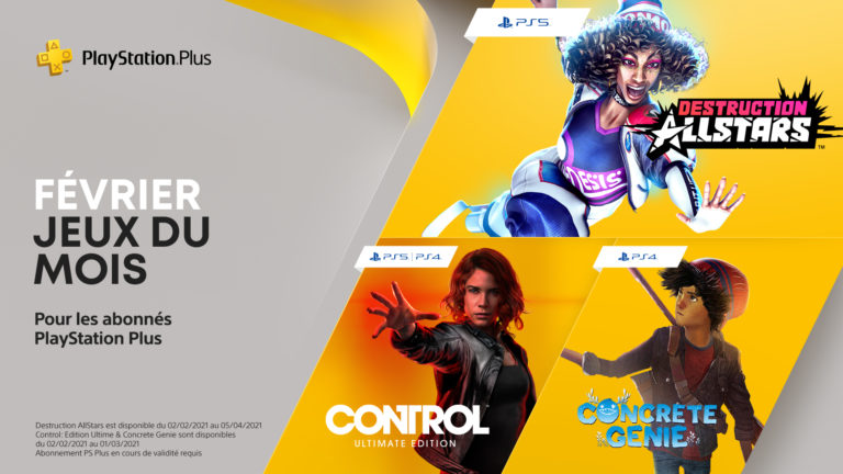 Playstation Plus février 2021