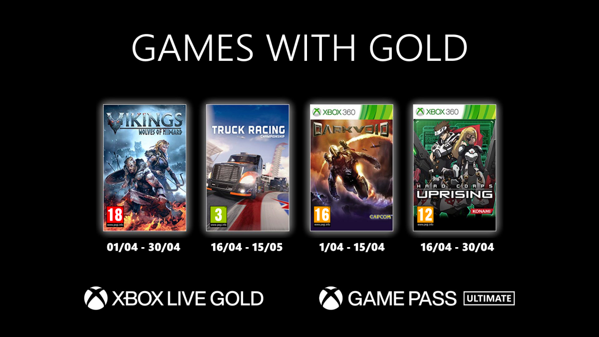 Games With Gold avril 2021