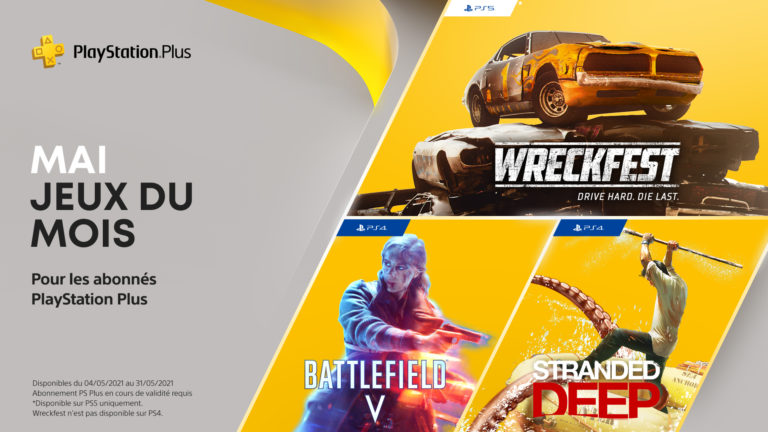 Playstation Plus mai 2021