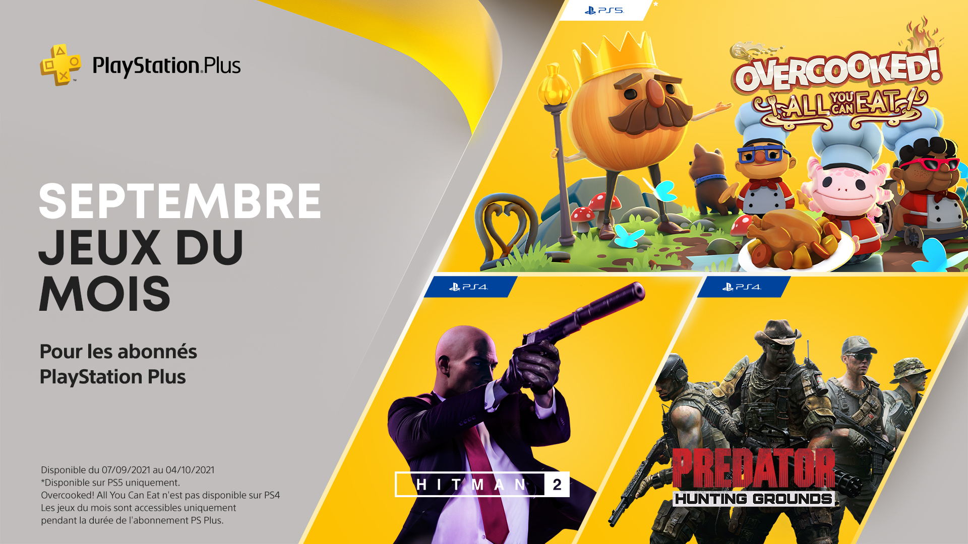 PlayStation Plus Septembre 2021