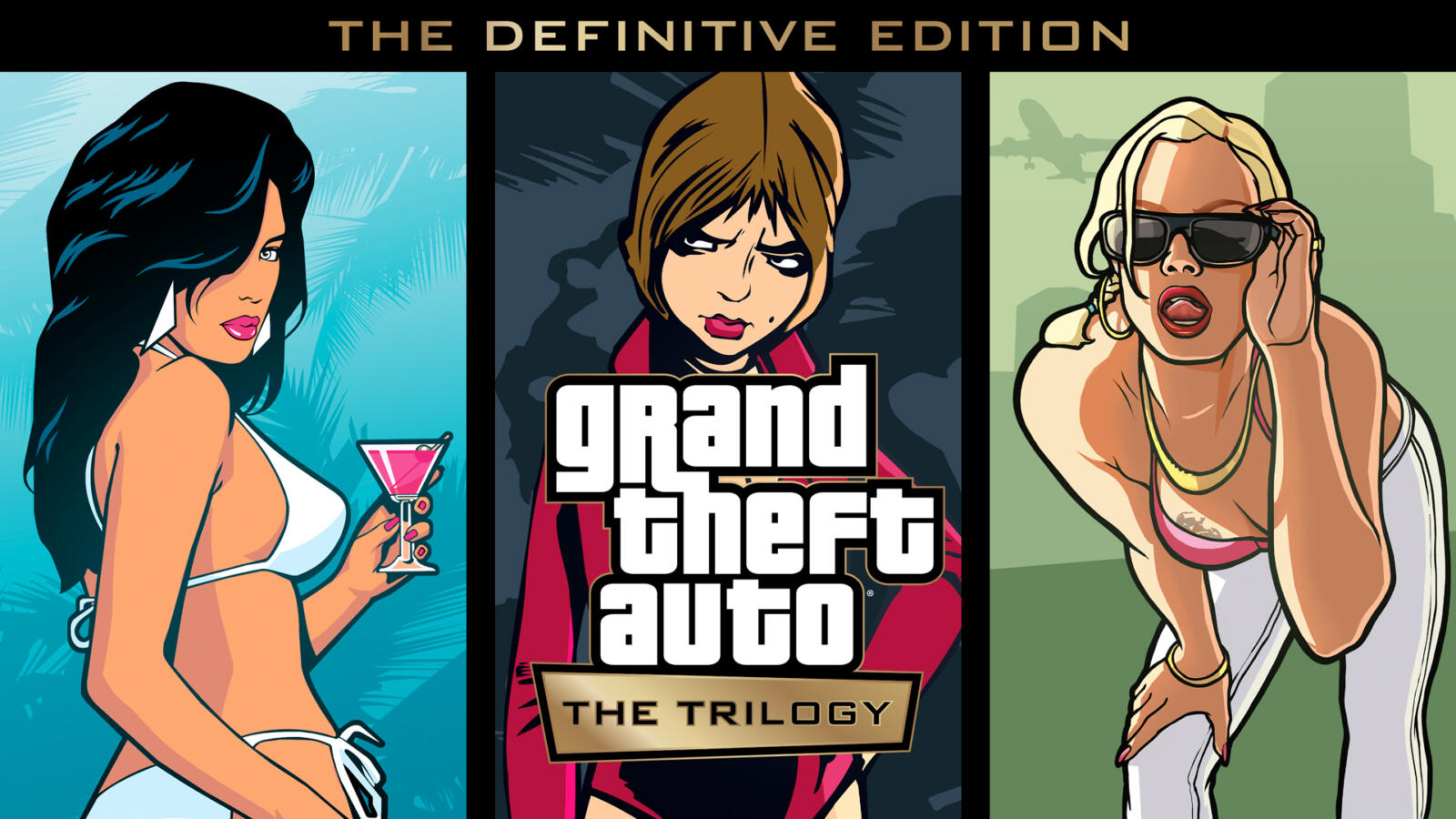 Grand Theft Auto.The Trilogy.The Definitive Edition Key Art