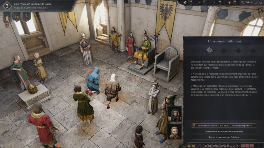 avis Crusader Kings III Royal Court