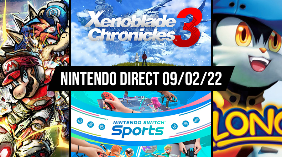 Nintendo Direct 09/02/2022 récap