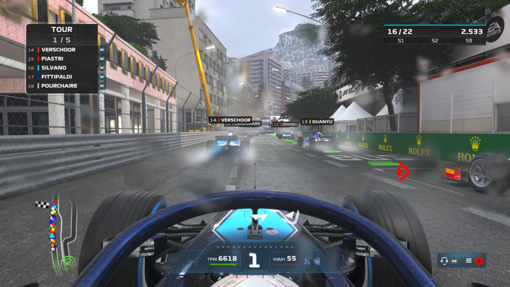 avis F1 22