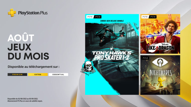 Playstation Plus août 2022