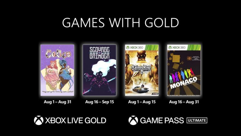 Games With Gold août 2022