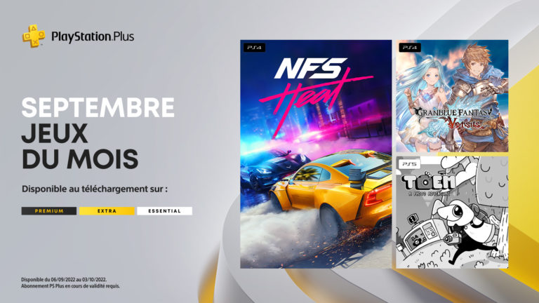 PlayStation Plus Essential Septembre 2022