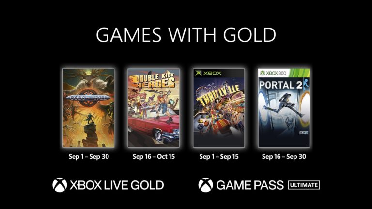 Xbox Games With Gold septembre 2022