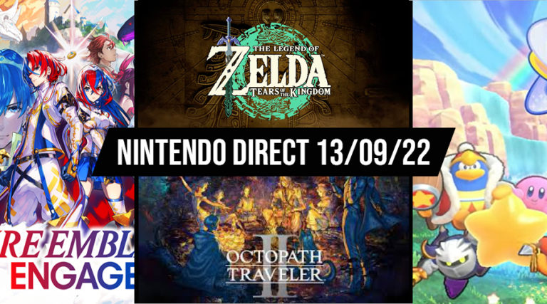 Nintendo Direct 13/09/2022 récap
