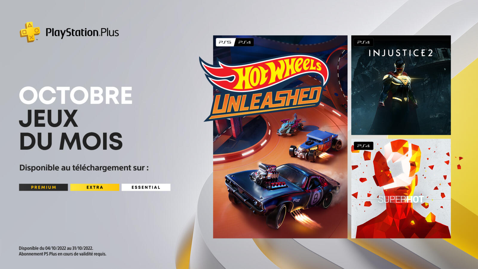 PS Plus Octobre 2022