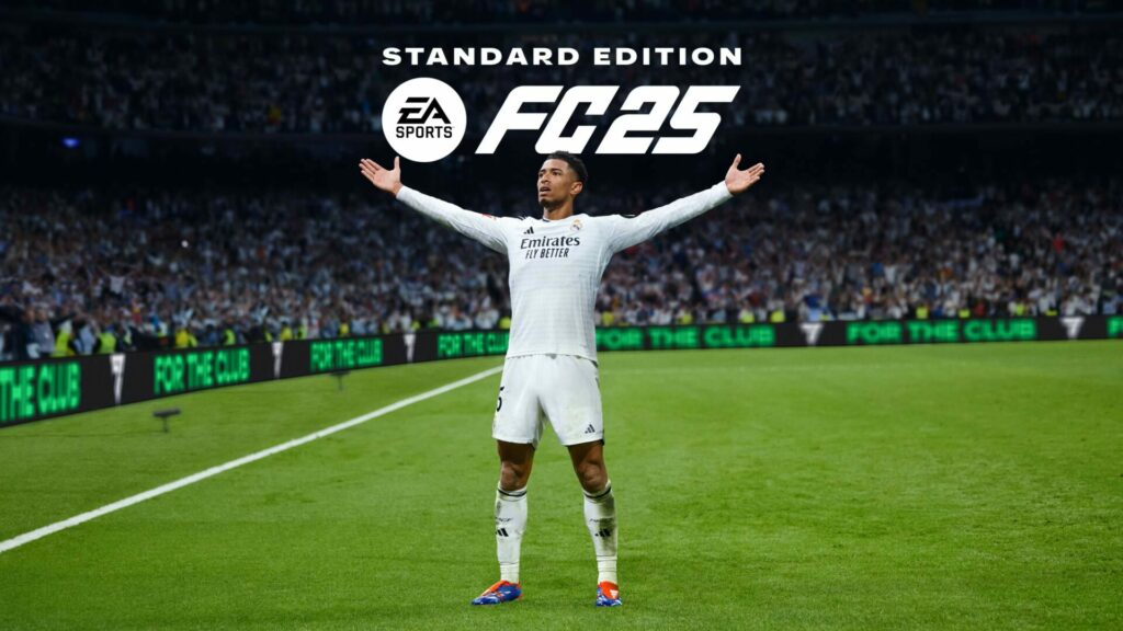 Jude Bellingham sur la jaquette de FC 25