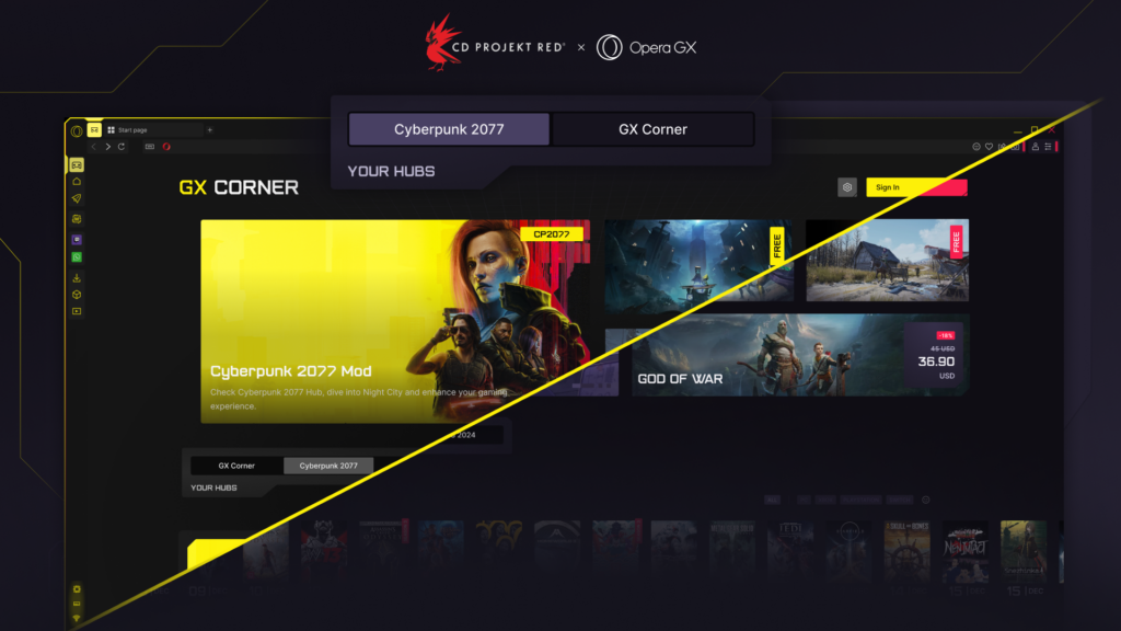 Cyberpunk 2077 Opera GX