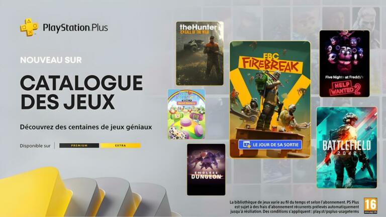 jeux du PS Plus de juin 2025 avec FBC Firebreak