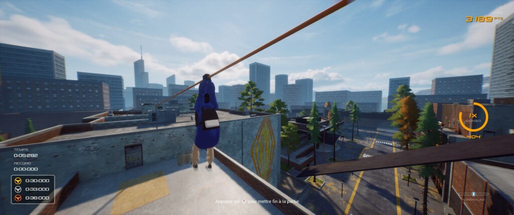 avis Rooftops & Alleys, un jeu au gameplay exigeant mais au contenu famélique