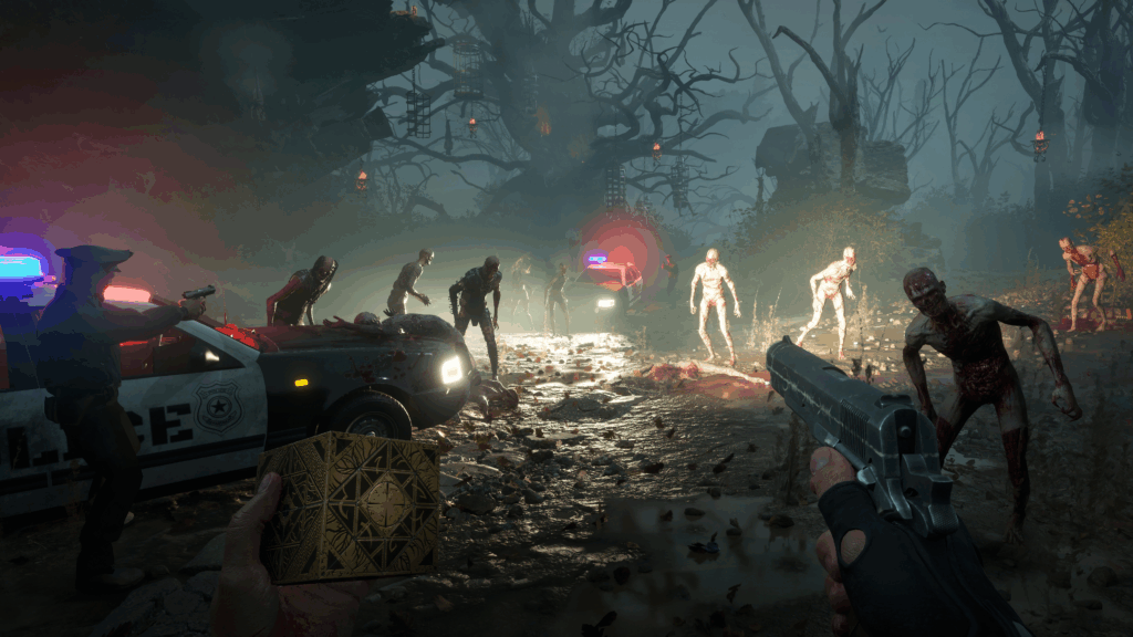 Gameplay de Hellraiser Revival jeu - combat contre les créatures infernales