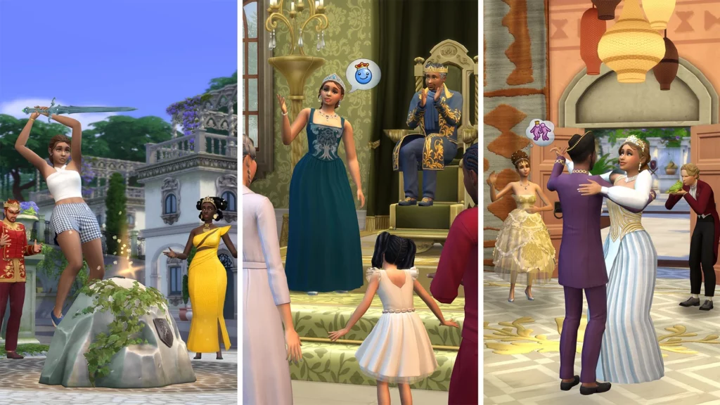 Les Sims 4 Héritage et royauté 