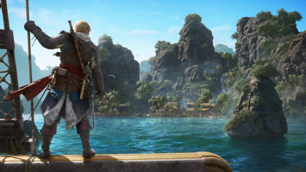 AC-Black-Flag_Vista_Boat-ede821348f17b4d16610 Assassin's Creed IV Black Flag Resynced - Les eaux turquoise nous rappellent