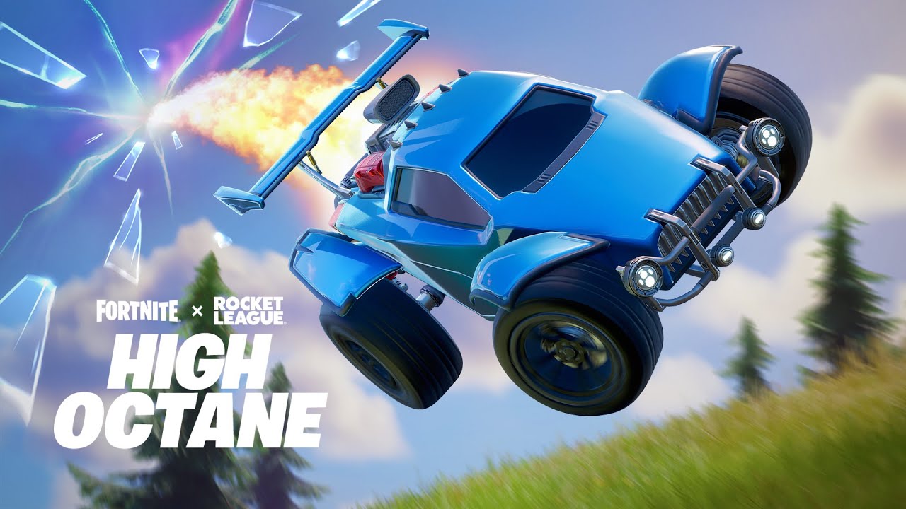 Image promotionnel de High Octane Fortnite x Rocket League