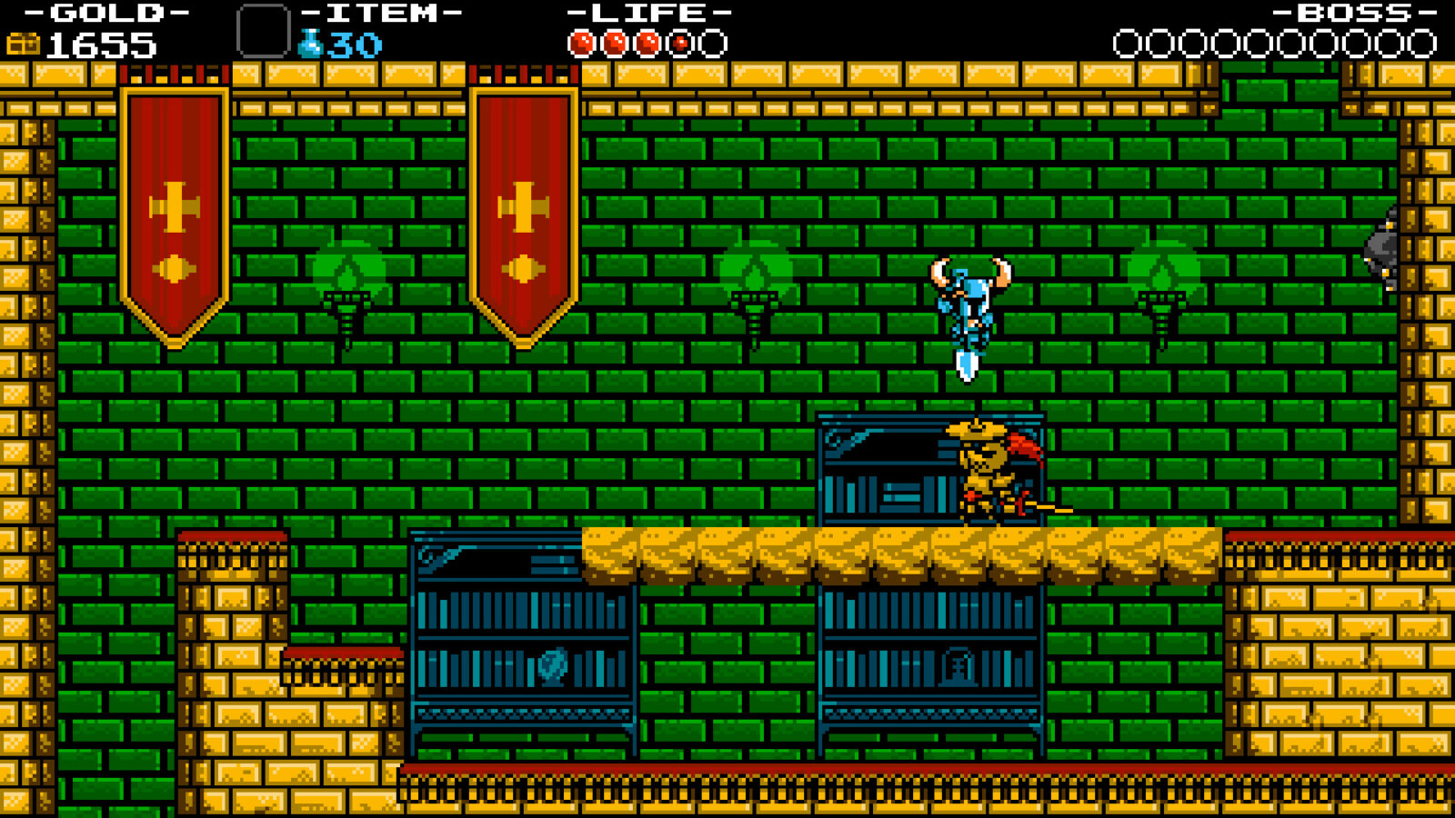 Gameplay de Shovel Knight, le prédécesseur de Mina the Hollower