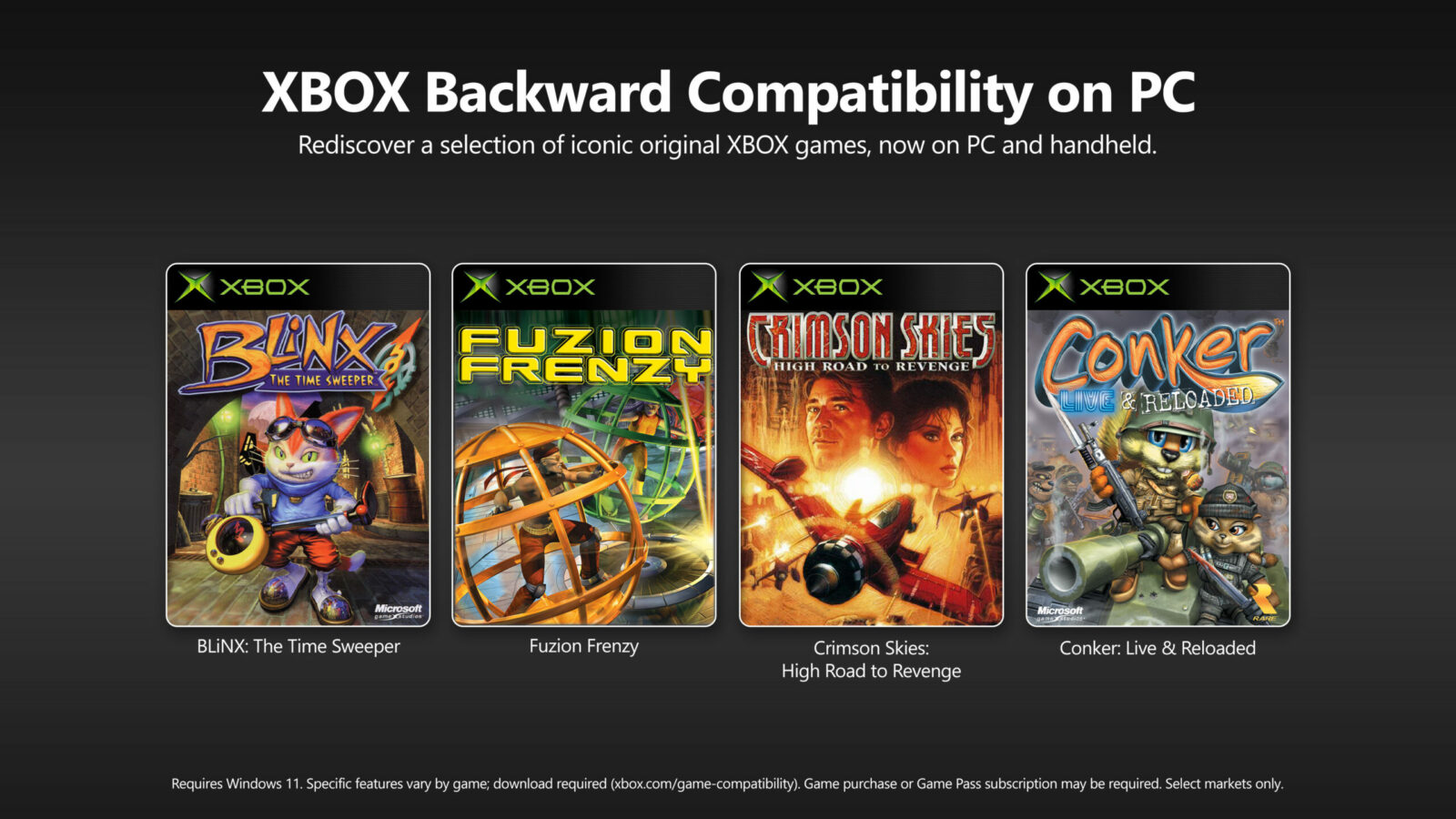 Xbox sur PC : la rétrocompatibilité arrive avec 4 jeux