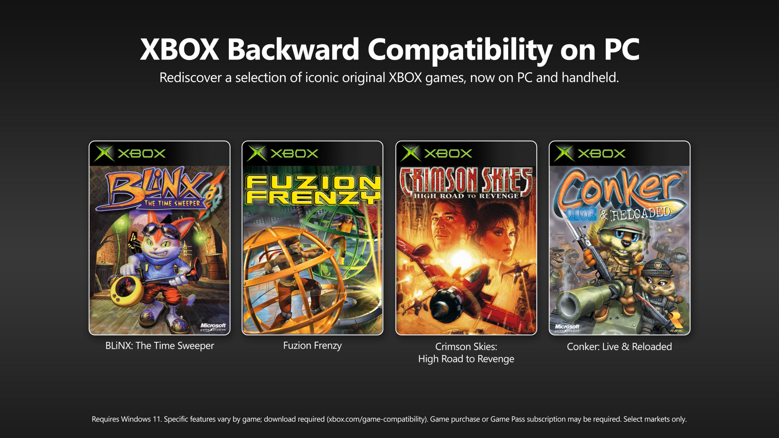 Xbox sur PC : la rétrocompatibilité arrive avec 4 jeux