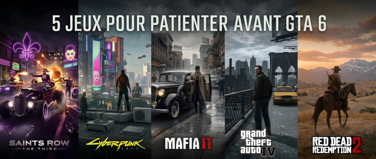 5 jeux pour patienter avant GTA 6