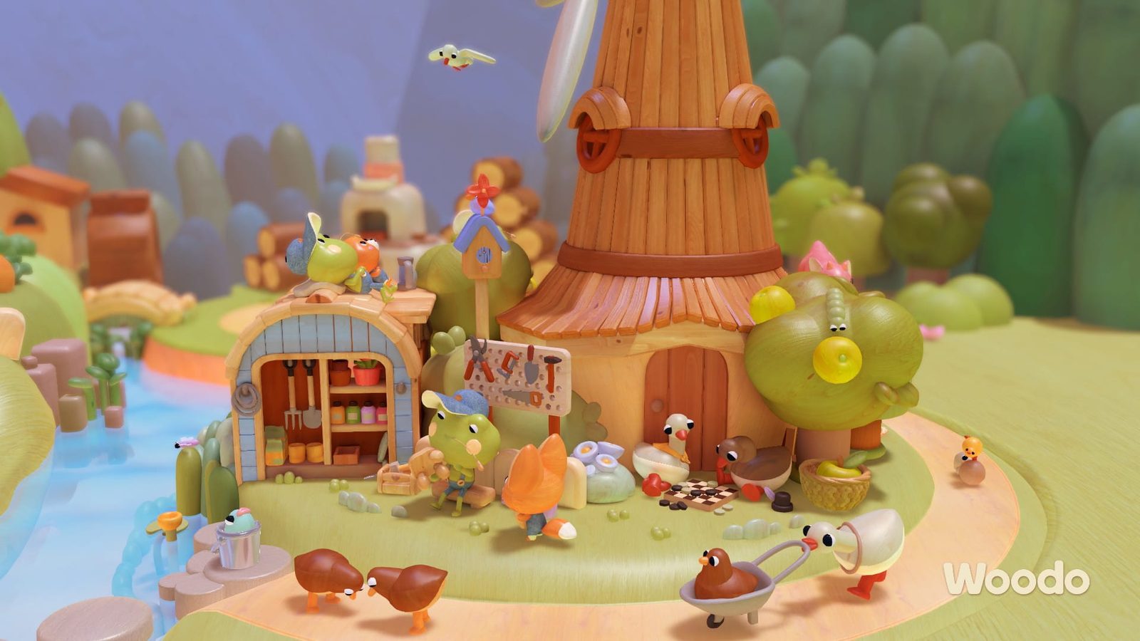 Woodo : le puzzle conté sur Switch 2