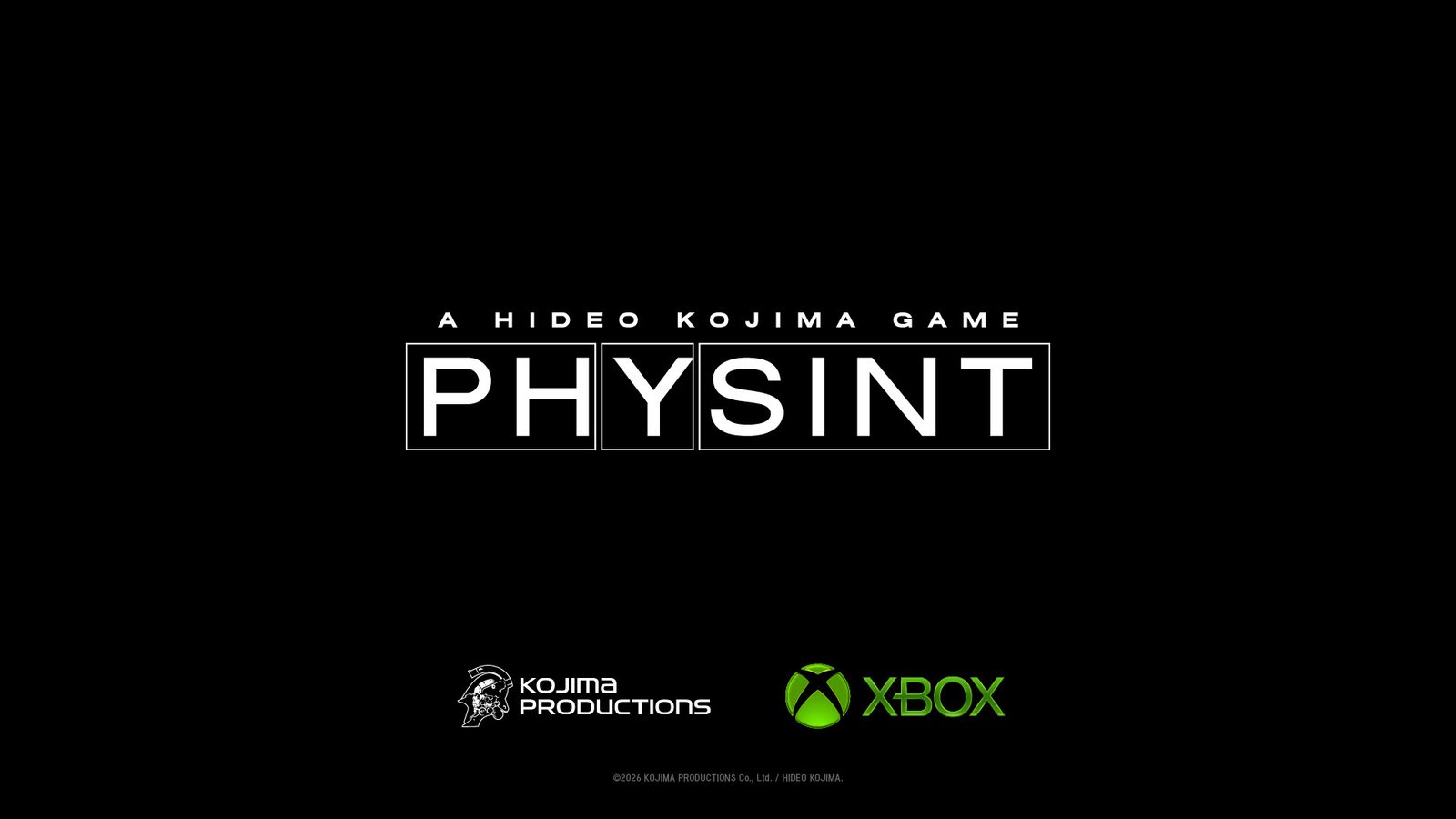 Hideo Kojima avec Xbox pour Physint