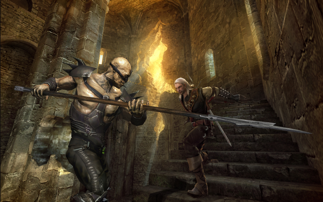 Geralt dans The Witcher 1
