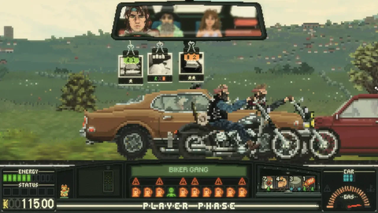 Keep Driving, le road-trip de la galère ! Keep Driving : la voiture confrontée à un gang de motards