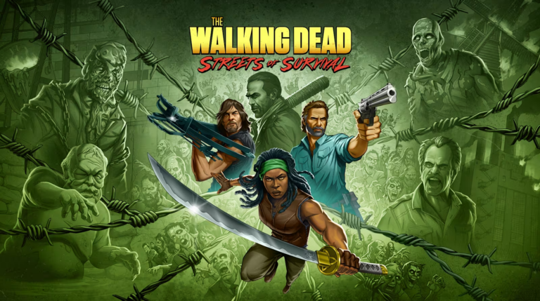 The Walking Dead: Streets of Survival, fuyez, pauvre fou ! Key art de The Walking Dead: Streets of Survival