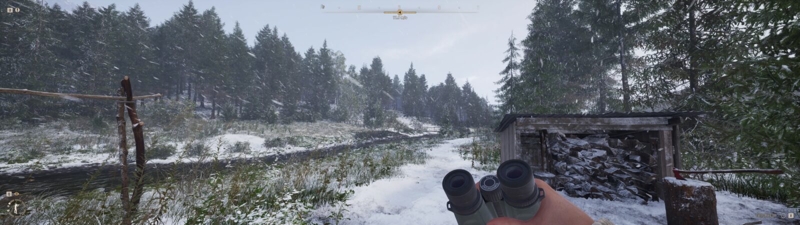 Way of the Hunter 2 : Soudain j'ai vu passer des oies sauvages Chasse sous la neige dans une forêt de conifères