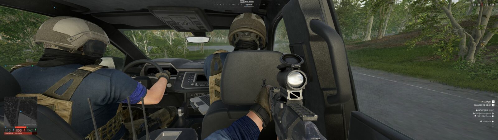 Wardogs : Du renouveau dans le monde des FPS et ça fait du bien Transport de troupes en véhicule dans Wardogs, arme à lunette en main