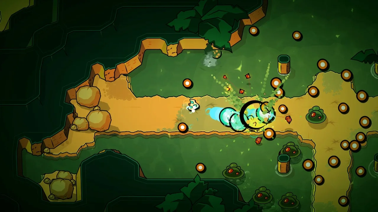 Soldes d'automne Steam 2026 : dix jeux à moins de 10 euros, tous déjà dans ma bibliothèque Vaisseau de Minishoot’ Adventures en plein tir