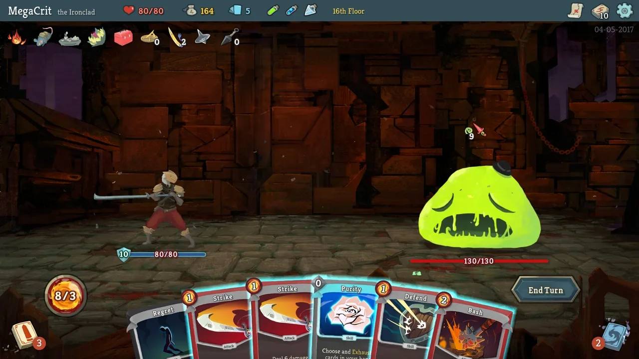 Soldes d'automne Steam 2026 : dix jeux à moins de 10 euros, tous déjà dans ma bibliothèque Deck de cartes en combat dans Slay the Spire